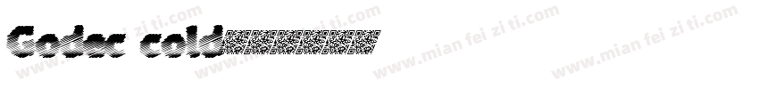 Godec cold字体转换